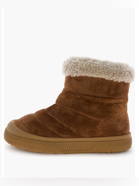 Voile Blanche Shoes - NWT VOILE BLANCHE Pan Genuine Shearling Lined Bootie in Brown